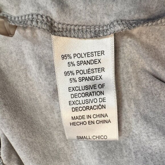 Jane and Bleecker Top Women Small Gray Relaxed Fit Pocket Tee Short Sleeve Soft - Picture 5 of 6